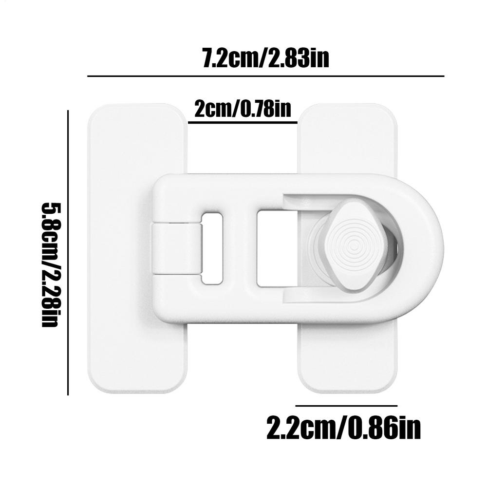 Refrigerator Child Lock Keyless Refrigerator Door Latch Locks Fridge Locks for Kids Safety Freezer Door Latches Home Drawer Lock