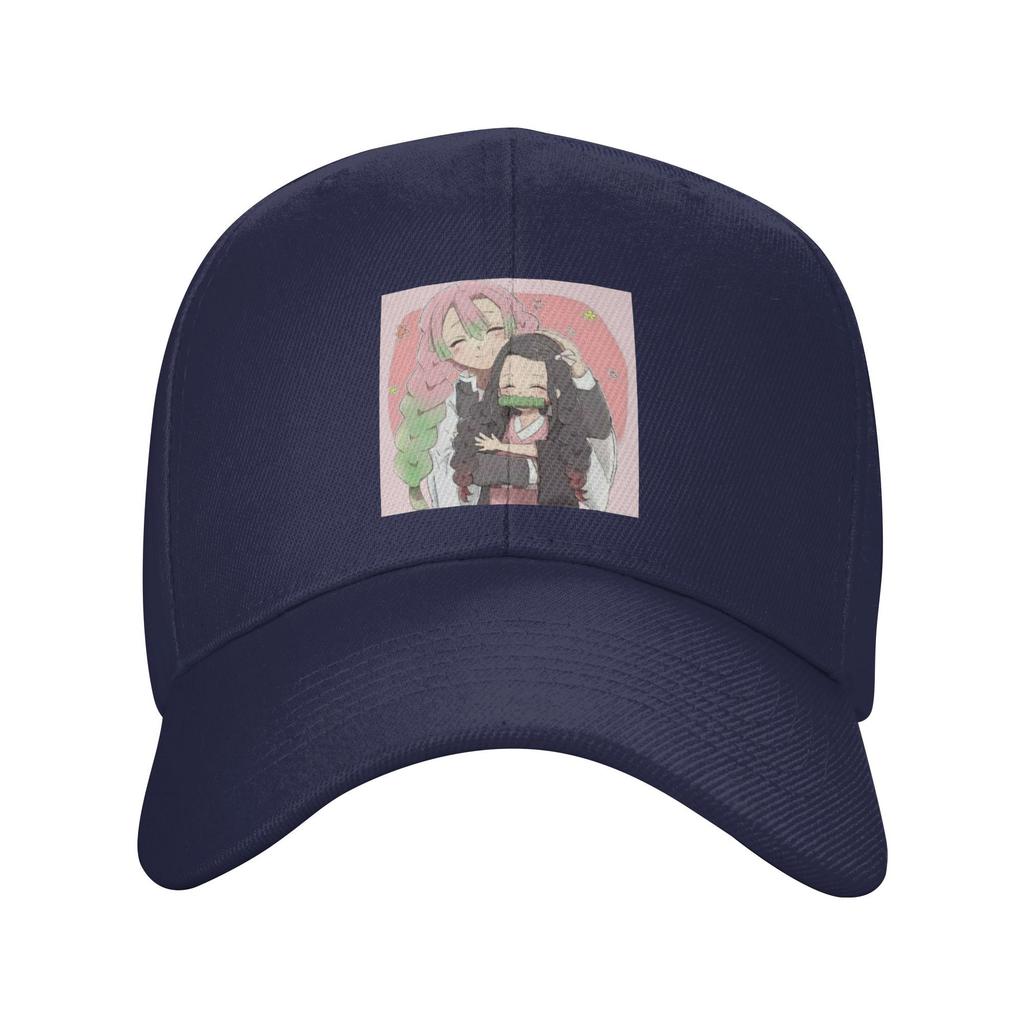 Unisex Baseball Hats Mitsuri Kanroji and Iguro Obanai Outdoor Streetwear Summer Sports Baseball Caps Hip Hop Cap Casquette Hats