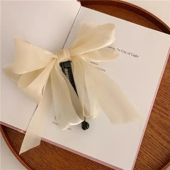 

Женщины Новый Ленточный Бант Банан Вертикальная Карта Зажим для Хвоста Эластичный Горизонтальный Зажим Заколка Милые Аксессуары для Волос