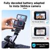 2400mAh High Capacity For Insta360 Ace Pro Ace Battery+3-Slot LED Fast Charger For Insta 360 Ace Pro 2 Action Camera Accessories