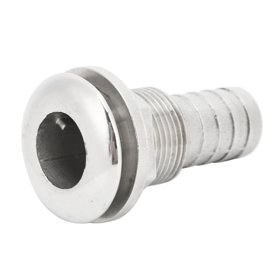 Marine Boat Thru Hull Fitting Connector Stainless Steel Hose Tail Barb Marine Hardware