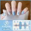 New type of bake-free gel nail polish film, full sticker, plaid spring and summer flower nail art film, nail film, waterproof paper patch