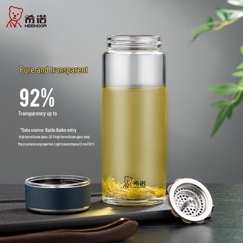 Xinotech Glass Tea Infuser Bottle