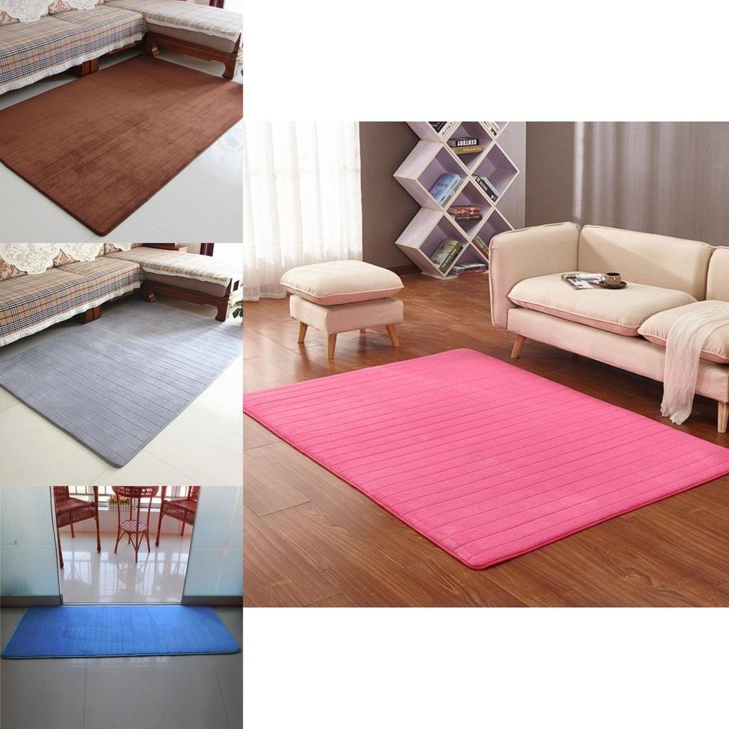 Plush Non-slip Bath Mat With Shock-absorbing Coral Velvet For Cozy Bathrooms