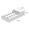 50W 10-Port USB Charger Power Strip for Apple & Xiaomi Devices