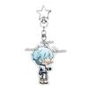 Hot Anime Game  Kamisato Ayaka Arlecchino Navia Anime Cartoon Cute Acrylic Model Double-sided Printing Keychain Keyring Pendant