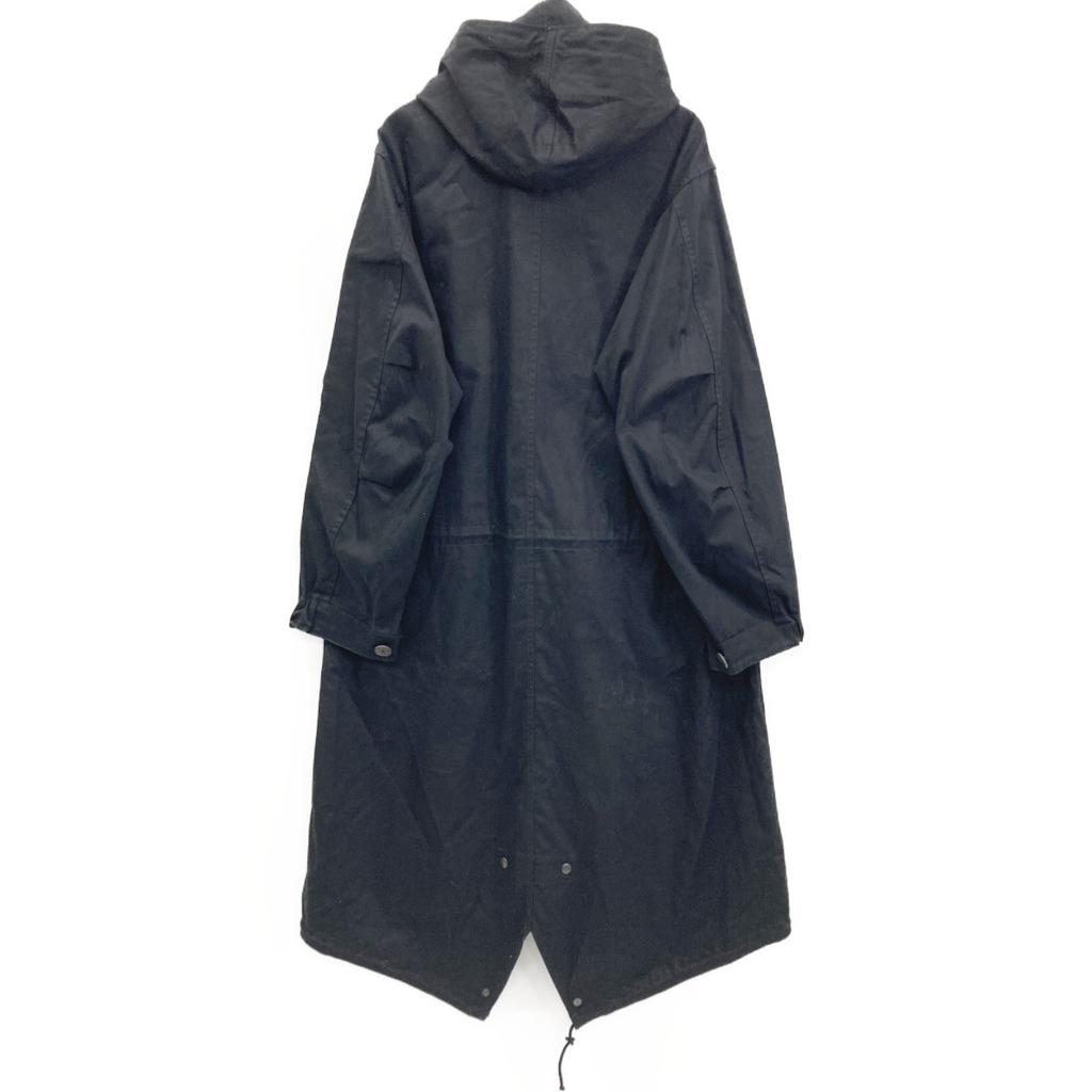 Yohji Yamamoto POUR HOMME 22Stainless Steel HG-C12-056 Black Moss Coat coat 2 blackUsed