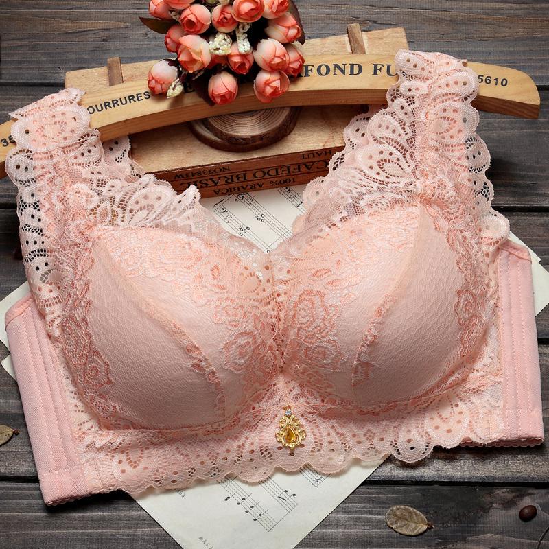 Sexy Lace Push Up Bra for Women Floral Embroidered Bralette Female cBrassiere Girls Underclothes