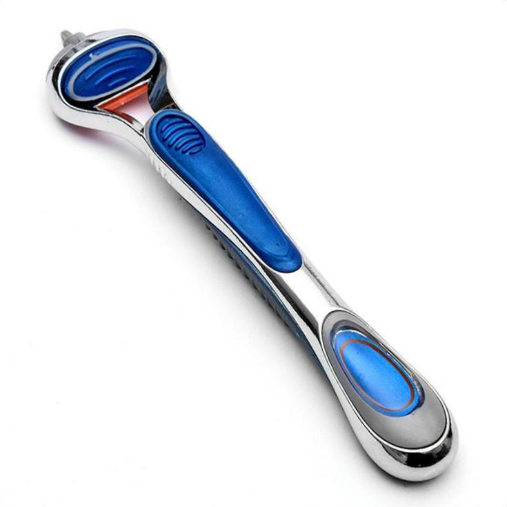 

Качественная ручка для 5-слойных бритвенных лезвий для мужчин, 1 шт., ручка для Proglide синий