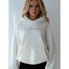 2025 A/W Mid-Length Print Fleece-Lined Hooded Sweatshirt - Trendy and Loose Fit