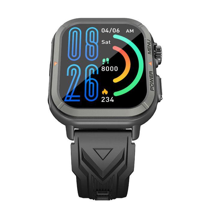 Montre Connectée - Blackview - W30 - Écran 1.91'' - Microphone intégré - Résistance 10m