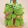 Charming Plush Frog Keychain Cute Stuffed Animal Accessory for Bags and Gifts
