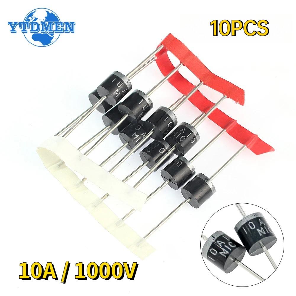 10A10 Diodes 10A 1000V DO-27 Electrical Axial Rectifier Diodes Kit