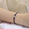 Lucktune Double Horse Head Animal Pendant Bracelet Stainless Steel Fashion Chain Charms Bracelet for Women Jewelry Birthday Gift