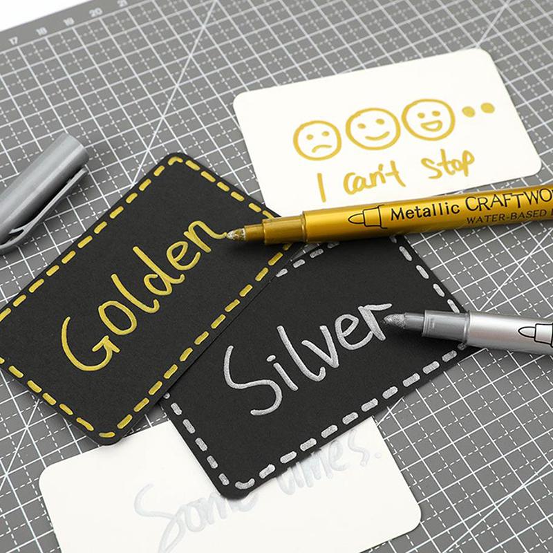 Metaliczny Marker Pisak Nietoksyczny Permanentny Marker Pisak Markery Artystyczne DIY
