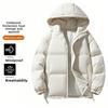 Down and Cotton Jacket, Men's Winter New Loose and Warm Couple Jacket, Trendy Thick Hooded Bread Jacket