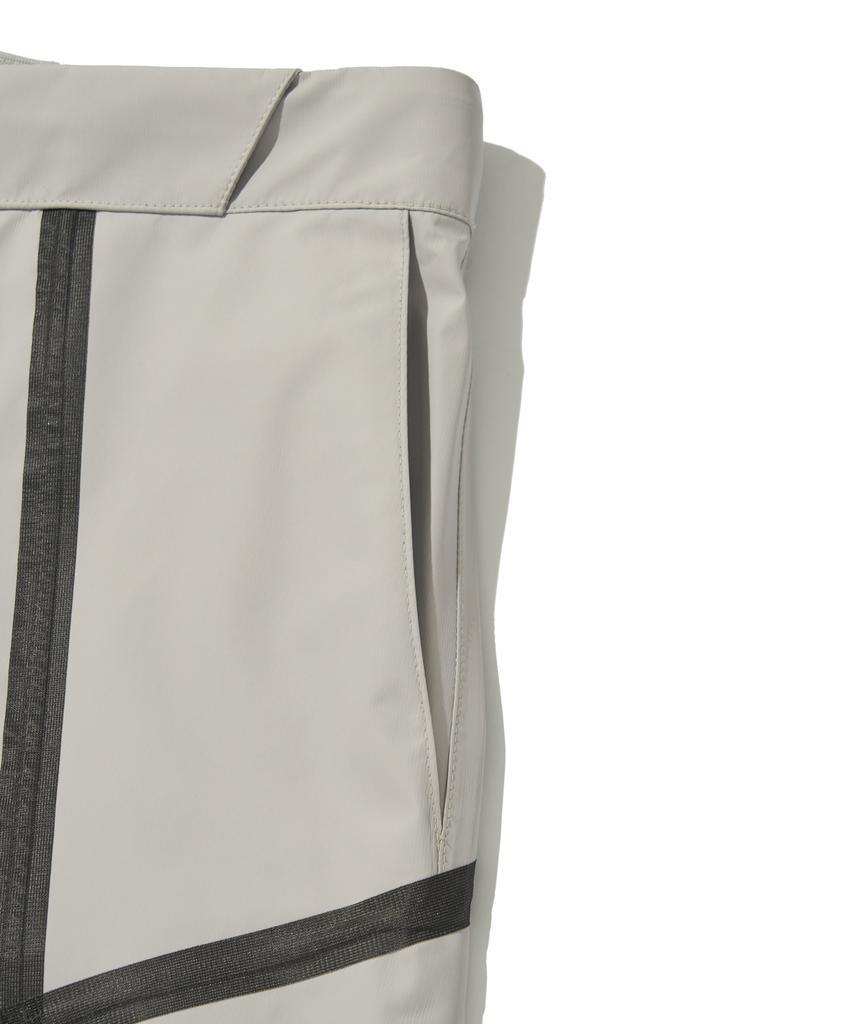 Welteoigseupelimeonteu Wsp001_3Layer Seamsealing Half Pants_Gray White