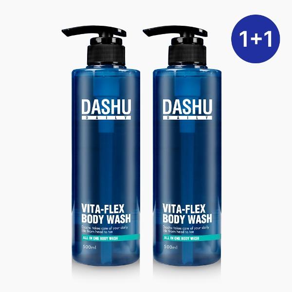 [1+1 Special] DASHU Daily Vita Flex All-in-One Body Wash 500ml