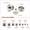 Metal Double-Sided Mushroom Rivet: Half-Round Head Snap Button for Leather Bags & Shoes