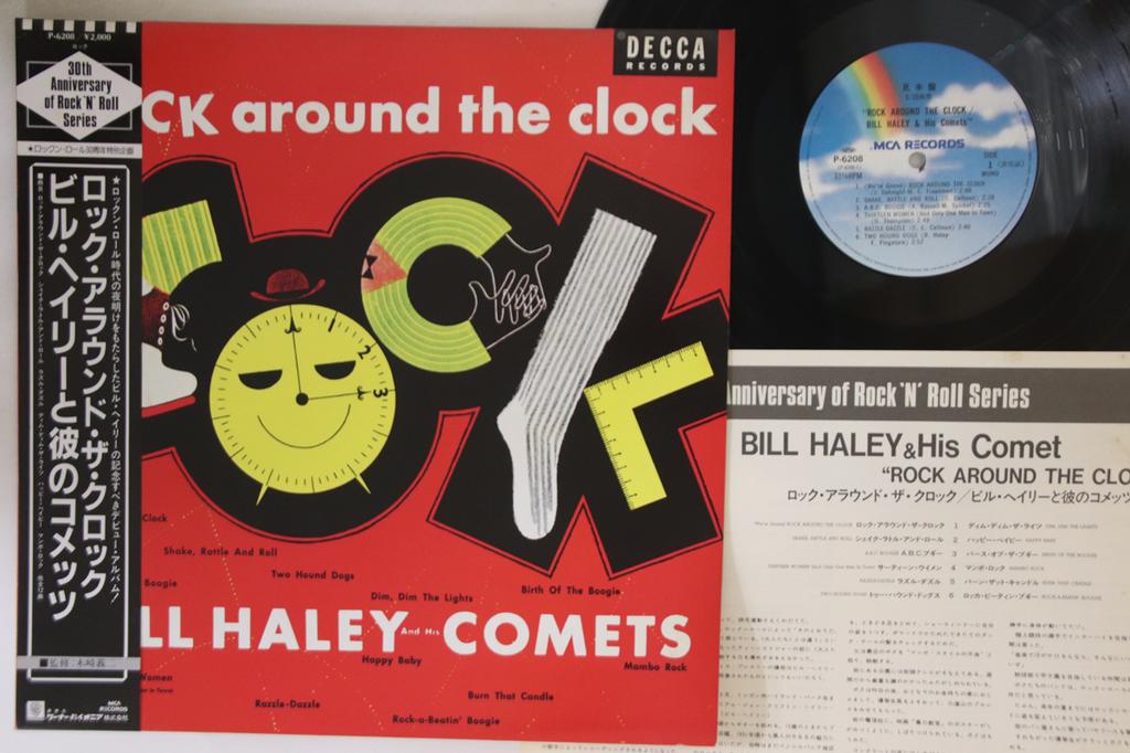 LP deska BILL HALEY & HIS COMETS - Rock Around The Clock P6208PROMO MCA 1985 Japonsko Obi Rock Použité