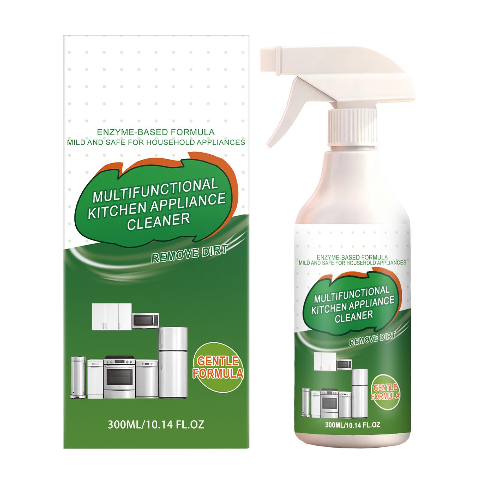 300ml Enzyme Foam Cleaner Multi-purpose Grease Cleaning Spray Enzyme Oil Stain Remover for Stovetops Range Hoods and Ovens Unscented