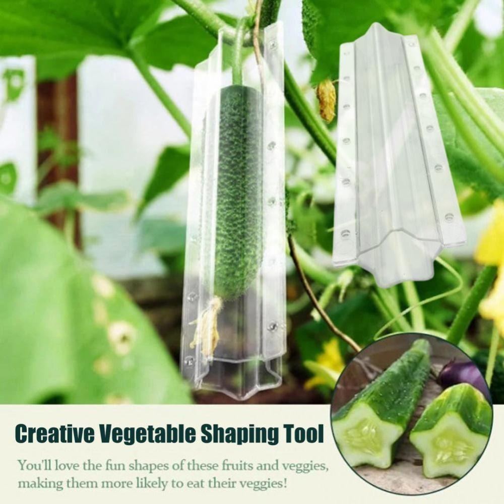 Stampo in Plastica per Coltivazione Cetrioli Forma a Cuore Coperture per Piante Strumento Creativo per Modellare Verdure Agricoltore