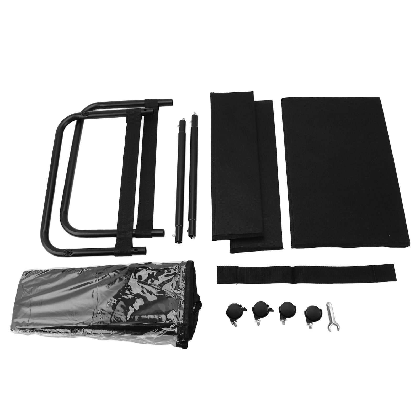 

Подкроватное хранилище на колесах с видимой крышкой из ткани Оксфорд из углеродистой стали, трубчатое нижнее белье чёрный