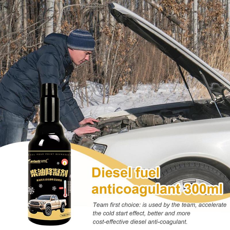 Antifreeze Coolant 300ml Anti Gel Additive Liquid Additive For Driving Cold Climate Daily Commuting Long Distance Travel Early