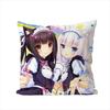 NekoPara Pillow Case For Car Sofa Decorative Home Doublesided Print Plush Square Throw Pillow Cushion Cover