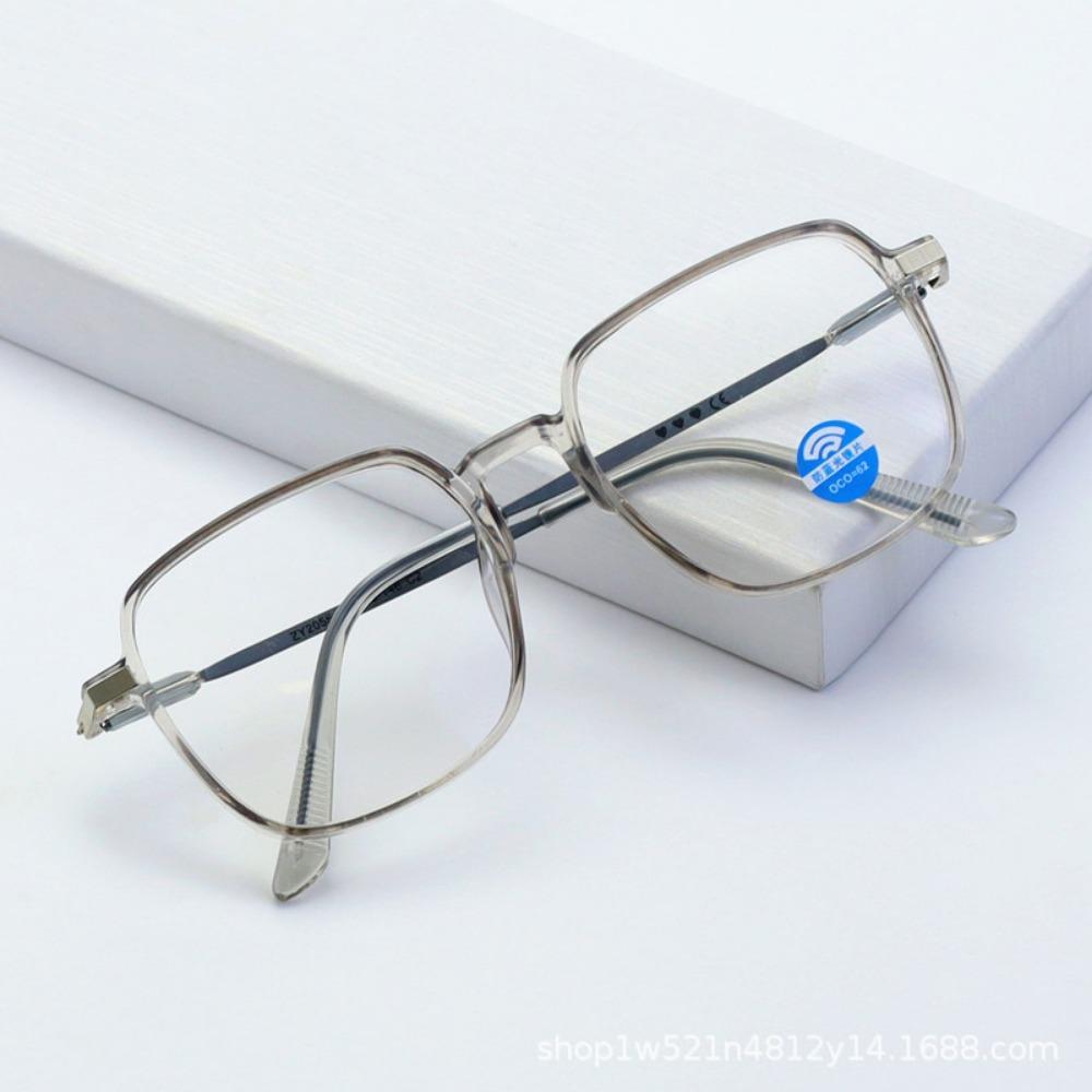 Anti-radiation Blue Light Glasses Transparent Square Frame Glasses for Women Eyewear