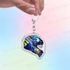 Fashion Motorcycle Helmet Keychain Accessories Bag Charms Motorcyclist Knight Car Keychains Keyrings Jewelry Fans Gift