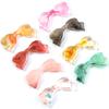 30pcs/lot 29x14mm Colorful Acrylic Beads Bow Shaped Loose Spacer Charm Beads For DIY Fashion Earring Keychain Jewelry Accessorie