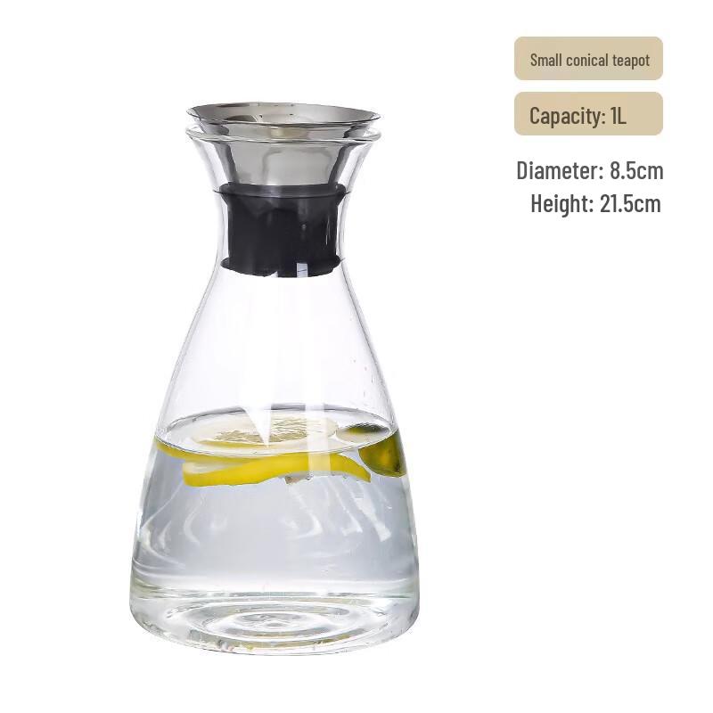 Dilabel Heat-Resistant Borosilicate Glass Water Pitcher