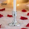 Metal Candlestick Holder for Tealight or Pillar Candles European Simple Candle Candlelight Ambiance