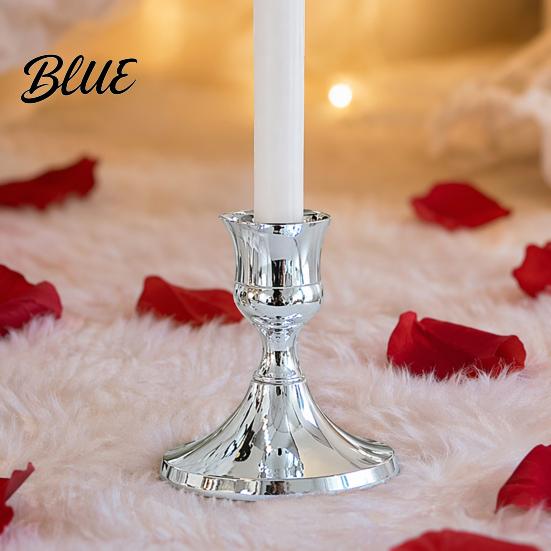 Metal Candlestick Holder for Tealight or Pillar Candles European Simple Candle Candlelight Ambiance