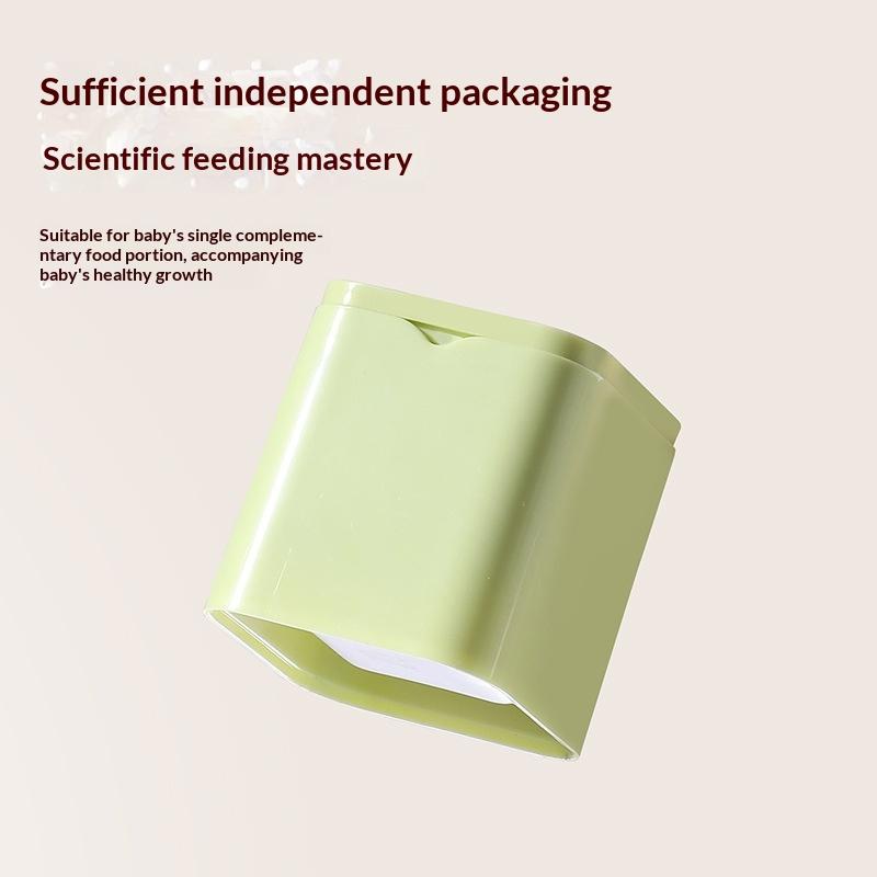 Food Grade Baby Food Storage Containers 4 Grids with Lids Tray Design for Baby Homemade Food Freezing Use