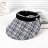 Embroidered Sun Hat Sun Protection Baseball Cap Outdoor Empty Top Hat