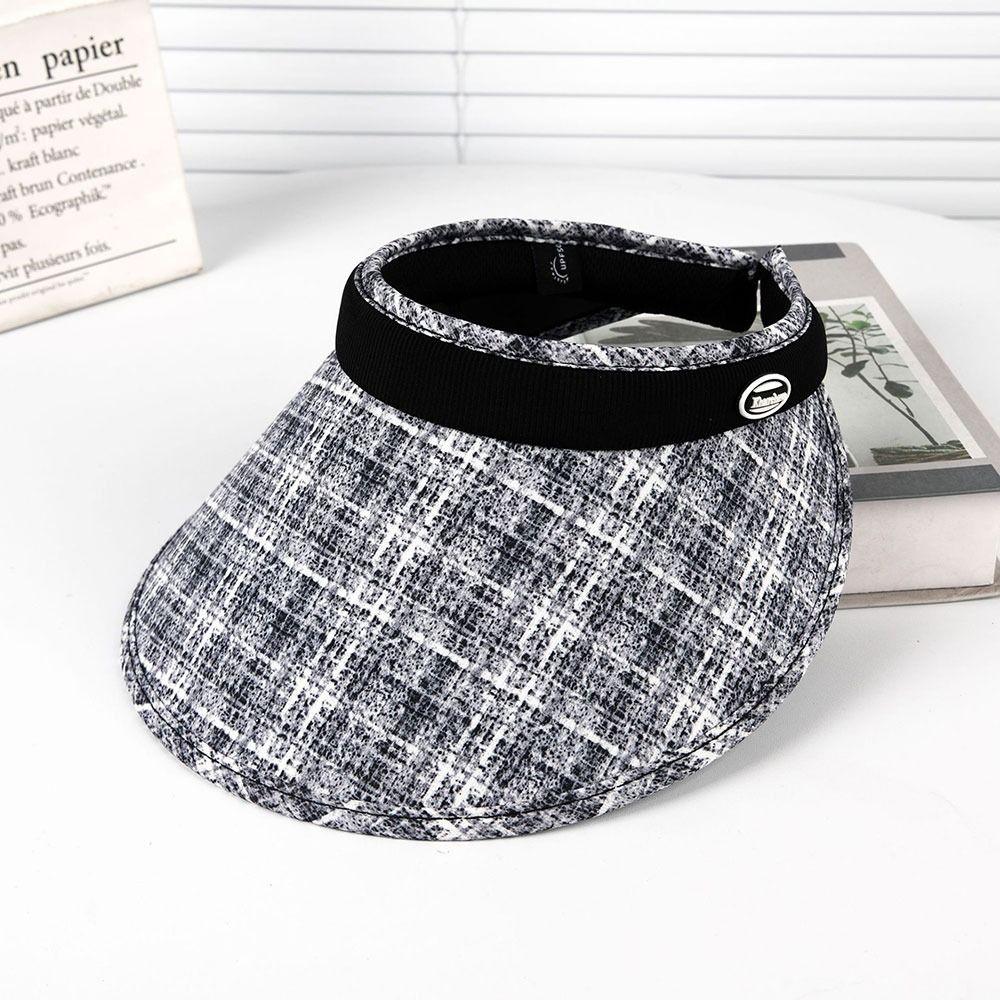 Embroidered Sun Hat Sun Protection Baseball Cap Outdoor Empty Top Hat