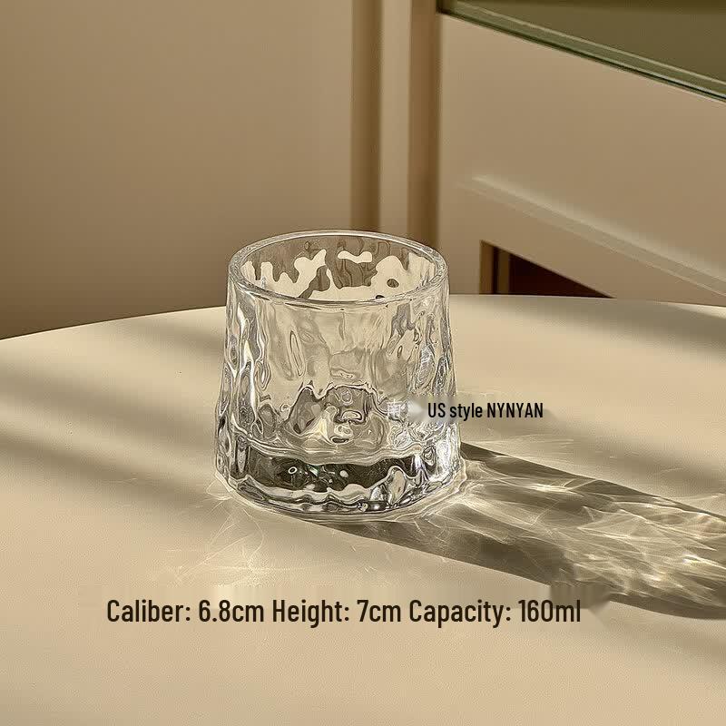 Retro Multi-Purpose Glass Beverage Cup with Lid