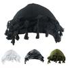 Men Braid Hat Turban Durag Wave Cap Halo Lined Hat for Men Women Head Wraps Cap with Tassel Elastic Pre Tie Waves Braids Cap