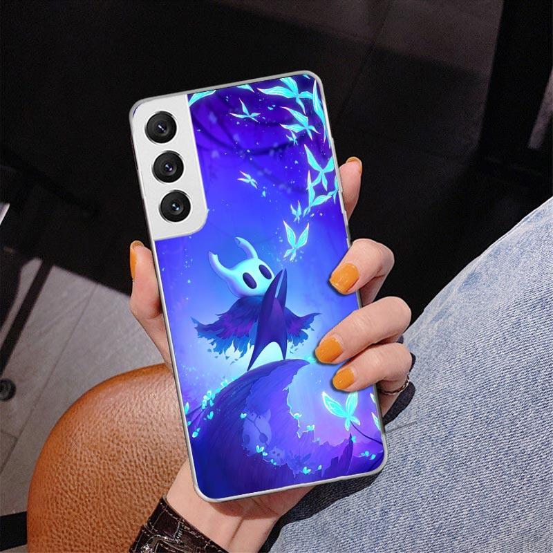 Hollow Knight Cartoon Phone Case For Samsung Galaxy S24 S25 Edge S26 Ultra S23 S22 S21 Plus S20 FE + Personalized Print Cover Ga
