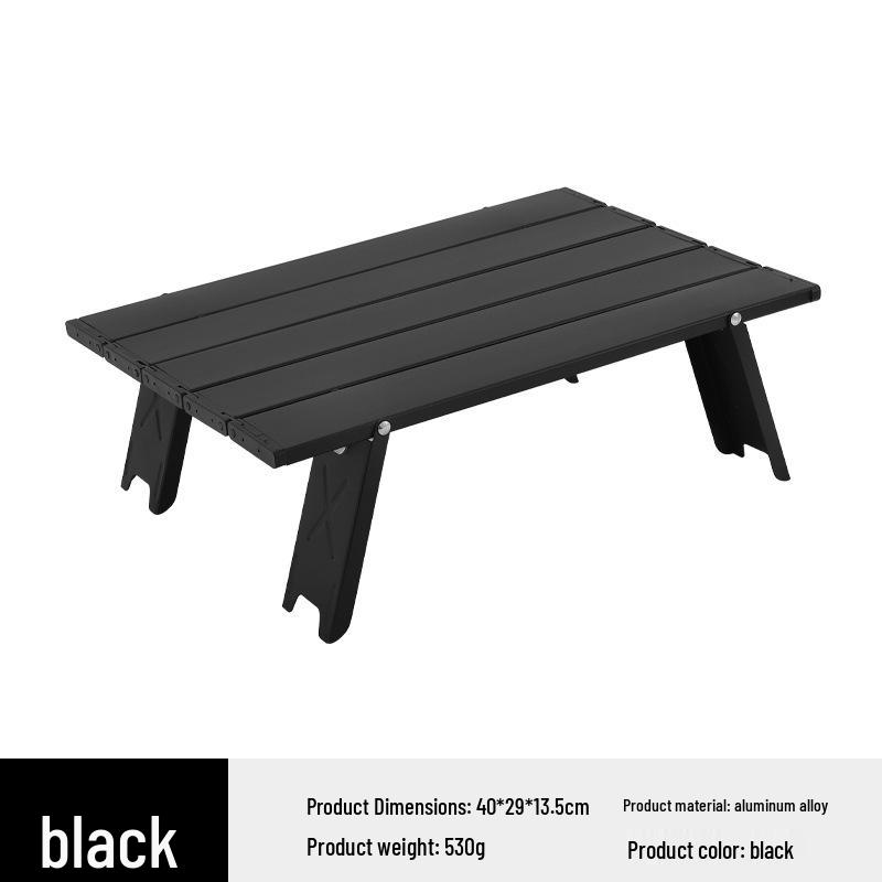 Ultra-Light Portable Aluminum Folding Table - Compact for Camping, Coffee, or Tea