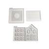 Church House Candle Holder Silicone Mold DIYs Cement Gypsum Mold Unique Candlestick Resin Ornaments Mold Home Decors