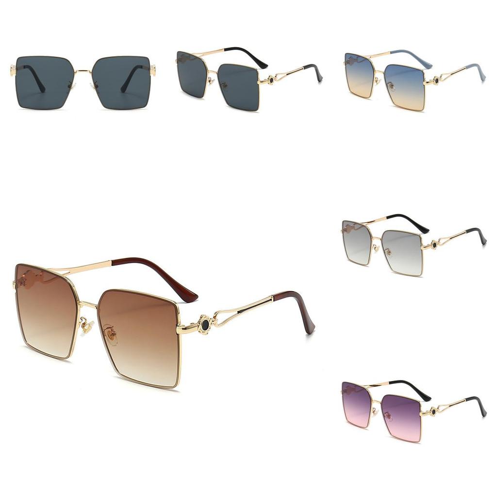 Stylish Stryle Square Frame Sunglasses For Women Summer Outdoor Protection Sun