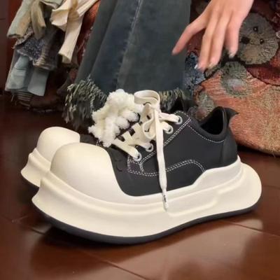 Nuove Scarpe da Ginnastica da Donna per Esterno Moda Versatili per Shopping Casual Scarpe in Tela Classiche con Lacci Fondo Morbido Scarpe Sportive da Corsa