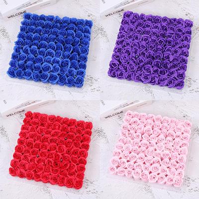 Valentine's Day Gifts Artificial Decor Bath Soap Petal Rose Soap Flower Rose Flower with Bear