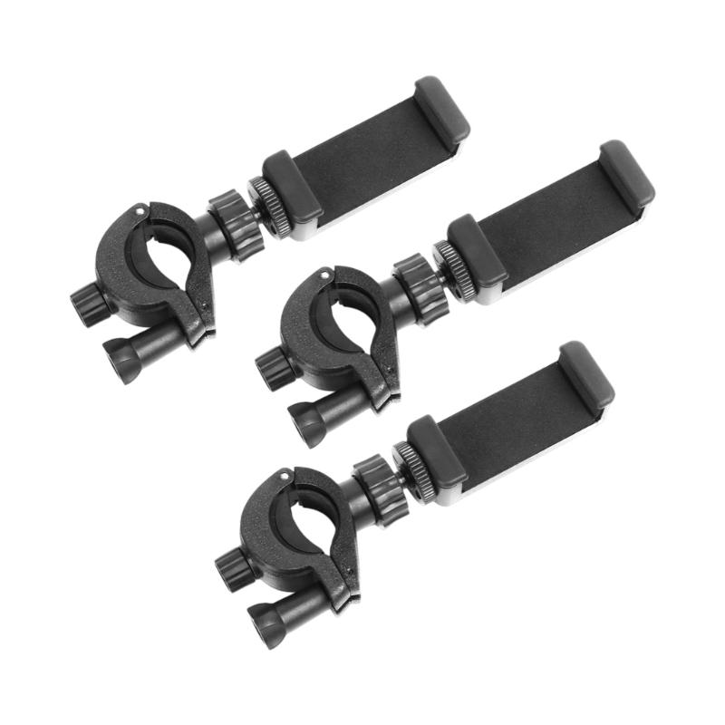 

360 Rotating Phone Stand With Extendable Tripod Universal Clip Adjustable Height For Mobile Tablet Live Broadcast 3 Pack 1