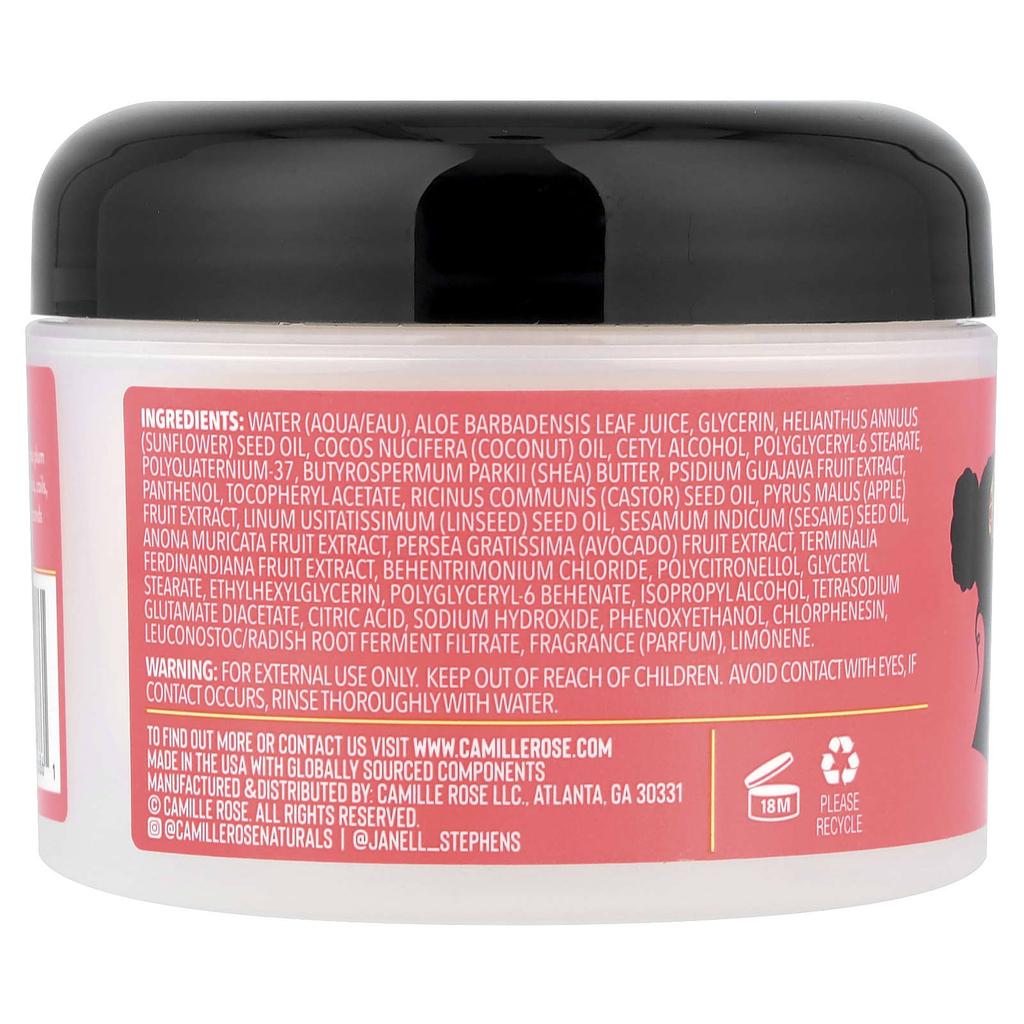 Camille Rose Guava Sleep, Whipped Soufflé Styler, Suitable for All Skin Textures, 8 Oz (240 Ml)