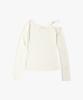 LOSSYROW Shoulder Rope Long Sleeve Pearlwhite