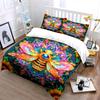 Ornate Gem-Studded Bee Art Printed Duvet Cover Set1 Duvet Cover+2 Pillowcasemulti Size Bedroom Bedding Decor Luxury Gifts